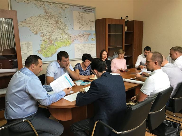 Заместитель руководителя Дирекции принял участие в совещании по вопросу устройства резервной линии канализационного коллектора г. Симферополя