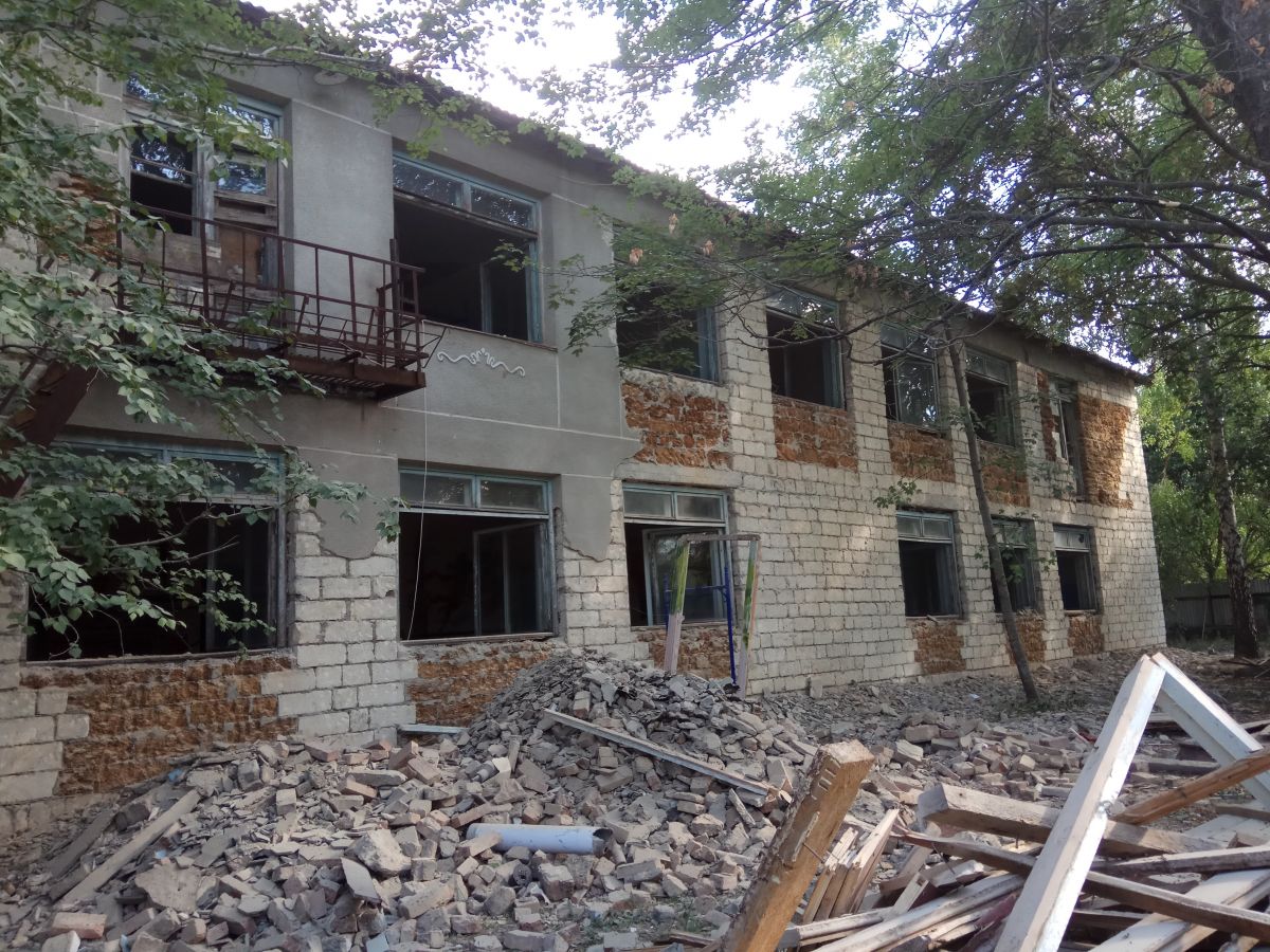 Начались работы по реконструкции детского сада в с. Лечебное Белогорского района