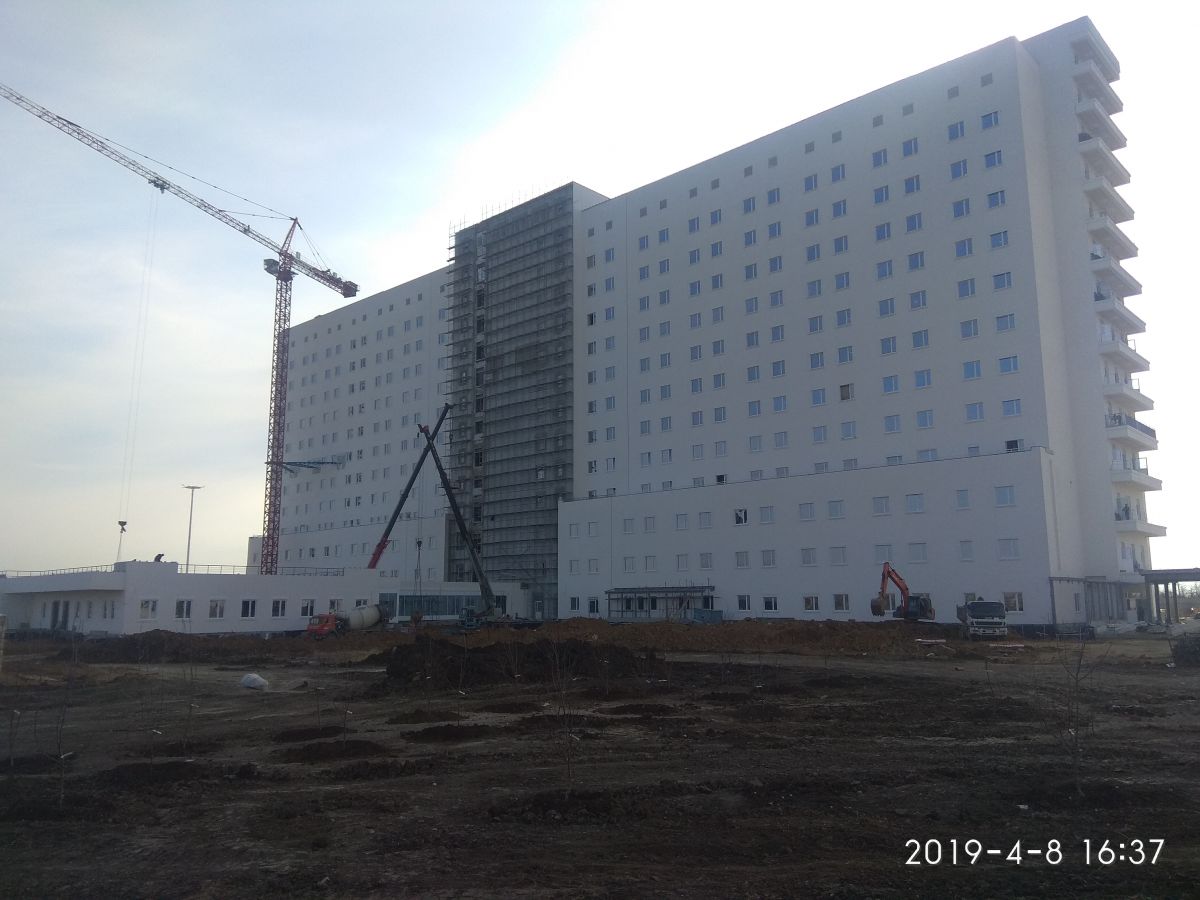 Сотрудники Дирекции проинспектировали ход строительных работ на медицинском центре больницы им. Семашко