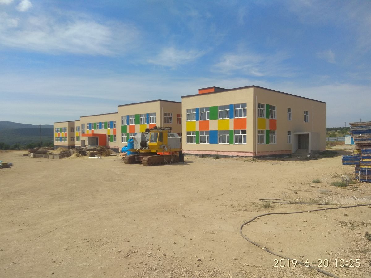 Сотрудники Дирекции проинспектировали строительство детского сада в г. Старый Крым