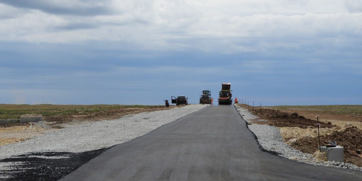 Сотрудники Дирекции проинспектировали строительство дороги в с. Оленевка